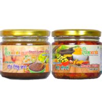 Lemon and mango pickle