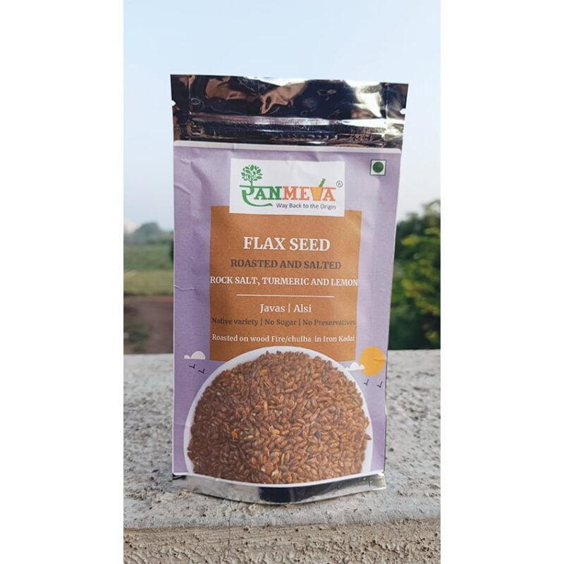 premiun quality roasted and salted flax seeds